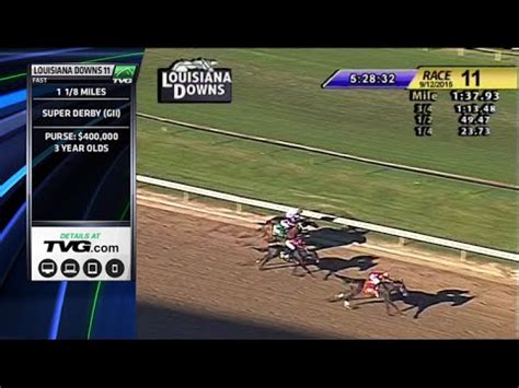 Race results and replays for North American and International Thoroughbred races. . Louisiana downs race replays